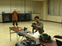 撮影している姿1