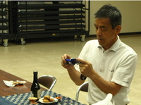 撮影している姿2