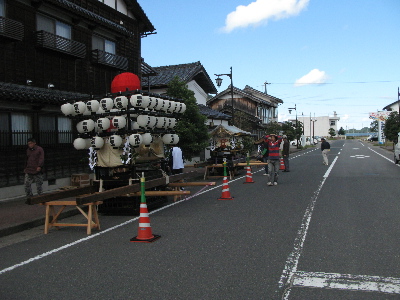 日和太鼓台、飾太鼓台、小太鼓台