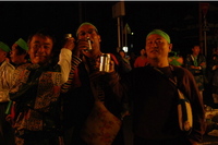 休憩してお酒をいただいて