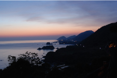 日が昇る前の松島