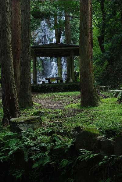 滝が見えてきました